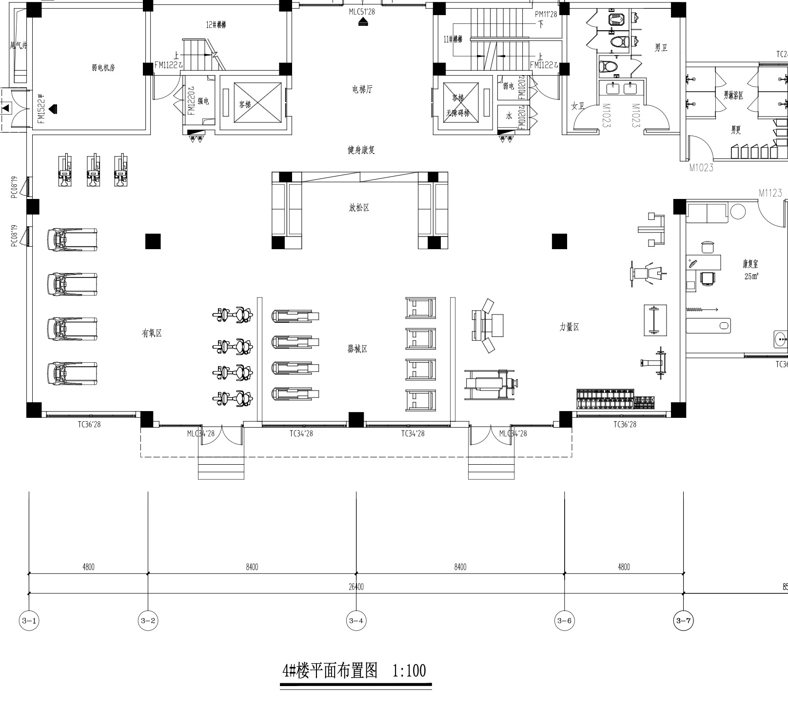 4号楼关键平面