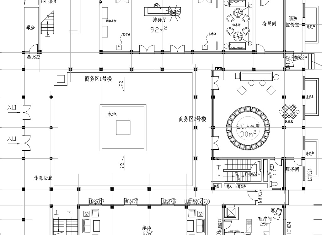 会所关键平面